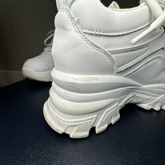 White Platform Chunky Sneakers - Picture 8 of 8